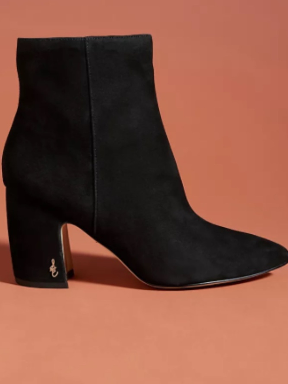 Sam Edelman Hilty Ankle Boots Black Suede Anthropologie Women’s 8 🔥